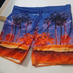 US APPAREL Swim Shorts Men's Size Extra Large Colorful‎ Side Pockets Lining